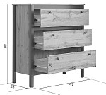 Комод Лофт KOM3S/90 | изображение 3
