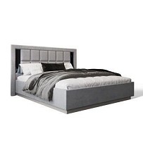 Кровать Замира 180x200 см серый камень