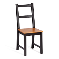 Стул Соната/Sonata chair, массив сосны, 41х50х95 см, антик/чёрный