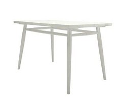 Стол обеденный Spring 130 (Белый)