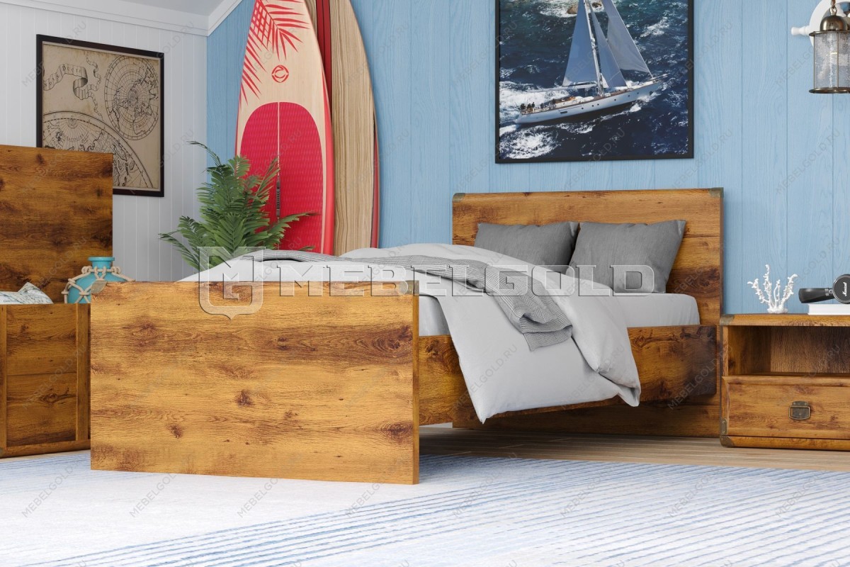 Кровать Индиана JLOZ/90 дуб саттер | изображение 2