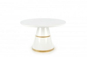 Стол обеденный Halmar VEGAS (белый/золотой)