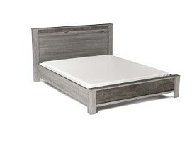 Кровать (каркас) Люкс 1600, Денвер (1764*2213*1022) Риббек серый, 11722