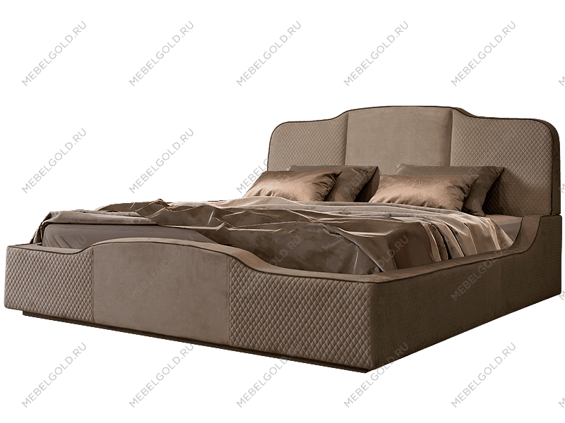 Кровать Paradise 1,8 м, с подъемным механизмом (пепельно-коричневый) Sweet dreams PS501-180[3]