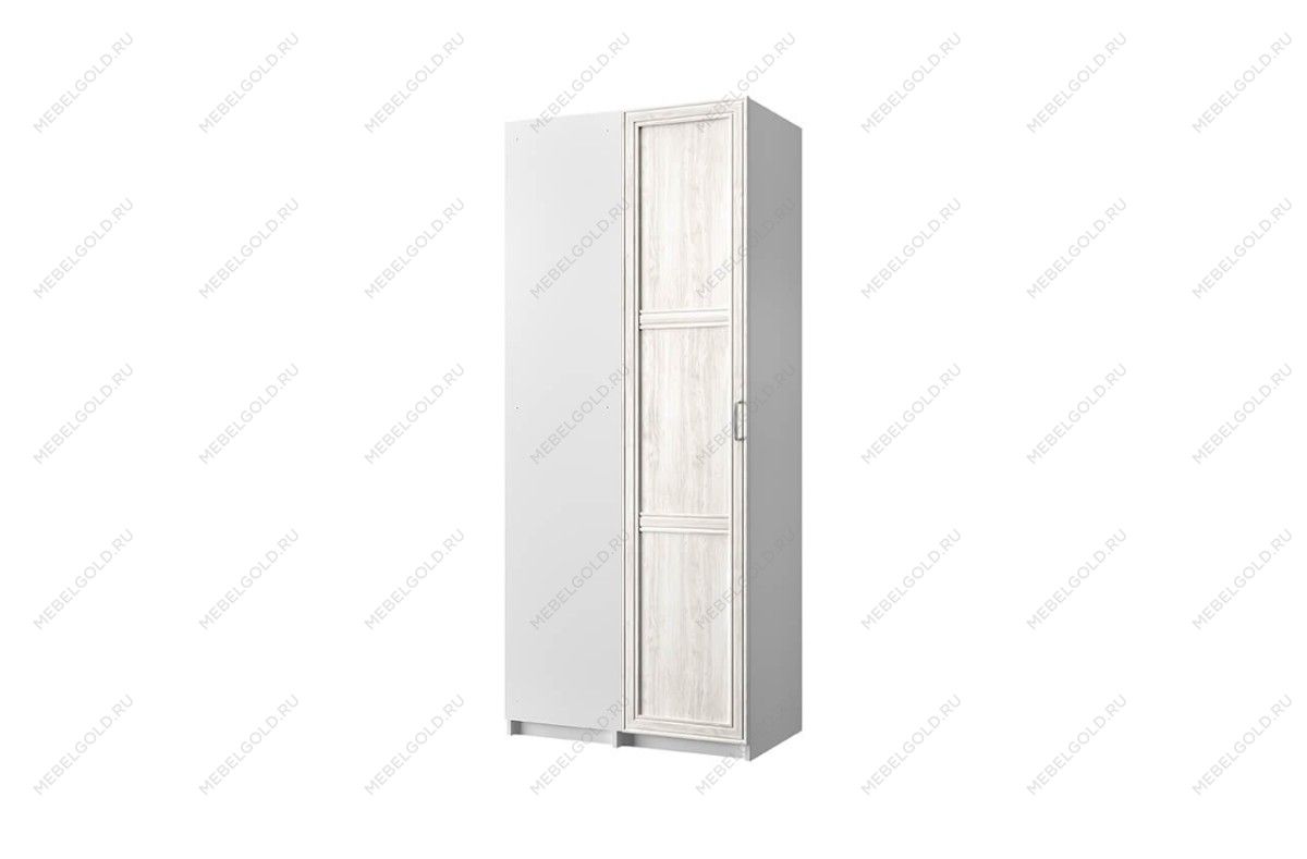 Шкаф угловой ПАКС (PAX) 100/56, белый/орех элия светлый | изображение 1