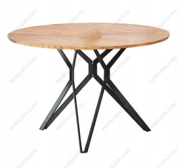 Стол обеденный Halmar PIXEL 2 (дуб золотой/черный)