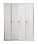 Шкаф Мишель 4-дверный (2+2) без зеркал белый матовый | изображение 1