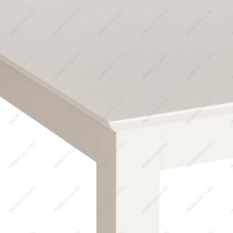 Обеденный комплект Хадсон (стол + 4 стула)/Hudson Dining Set, дерево гевея/мдф, стол: 110х70х75см / стул: 44х42х89см, ivory white (слоновая кость), ткань кор.-зол | изображение 3