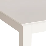 Обеденный комплект Хадсон (стол + 4 стула)/Hudson Dining Set, дерево гевея/мдф, стол: 110х70х75см / стул: 44х42х89см, ivory white (слоновая кость), ткань кор.-зол | изображение 3