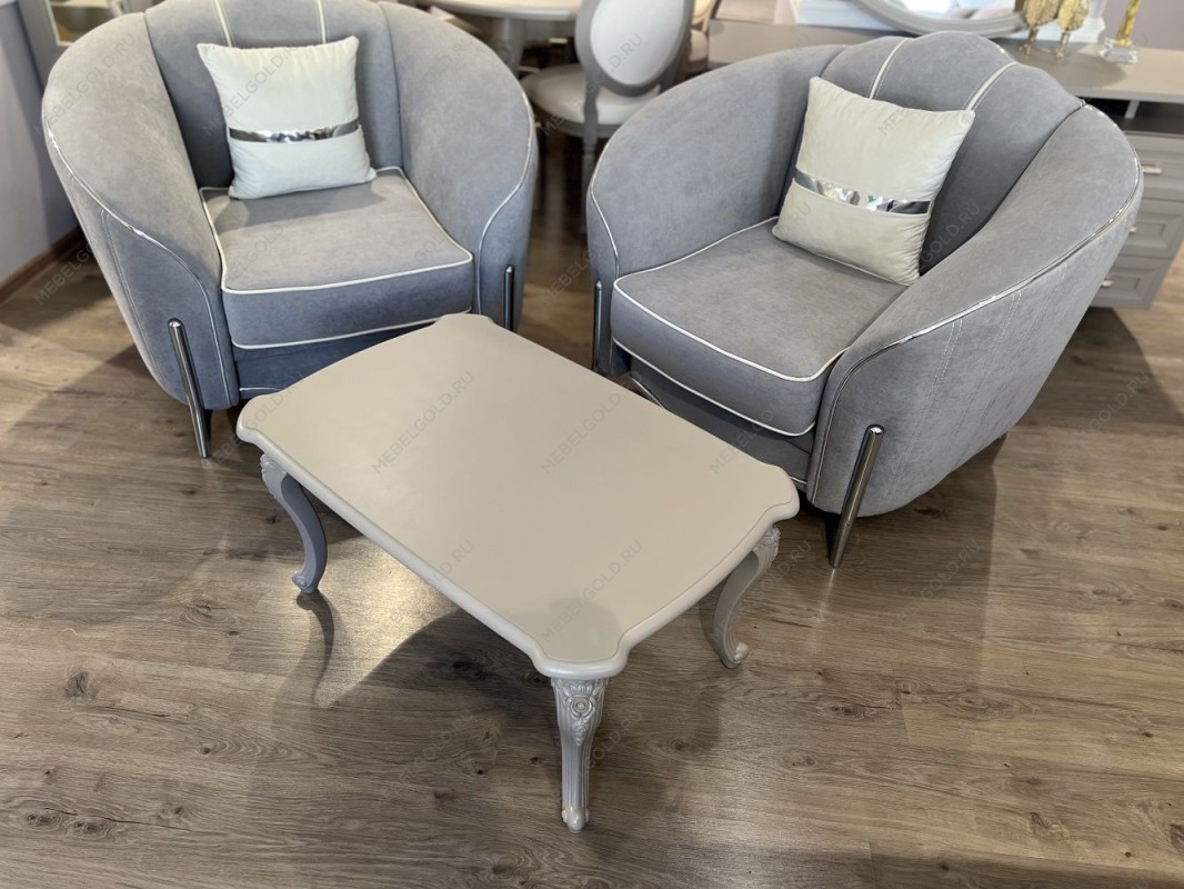 Столик прямоугольный Мокко серый камень | изображение 4