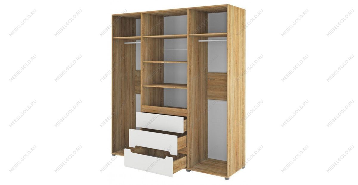 Четырехдверный шкаф для одежды Леонардо МН-026-09 | изображение 1