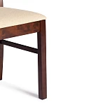 Стул - Гермес/Hermes, дерево гевея, 43х49х94см, Cappuchino, ткань бежевая (S178-4) | изображение 5