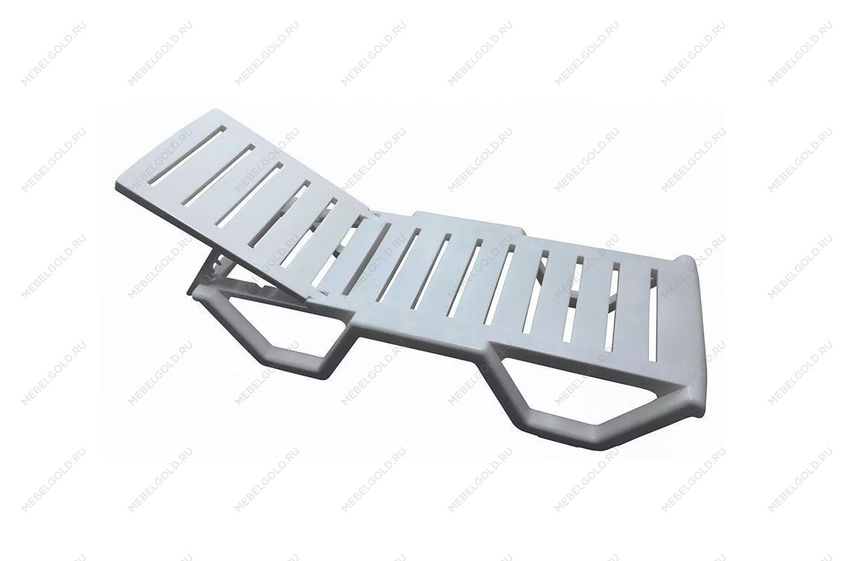 Шезлонг Tweet пластиковый белый