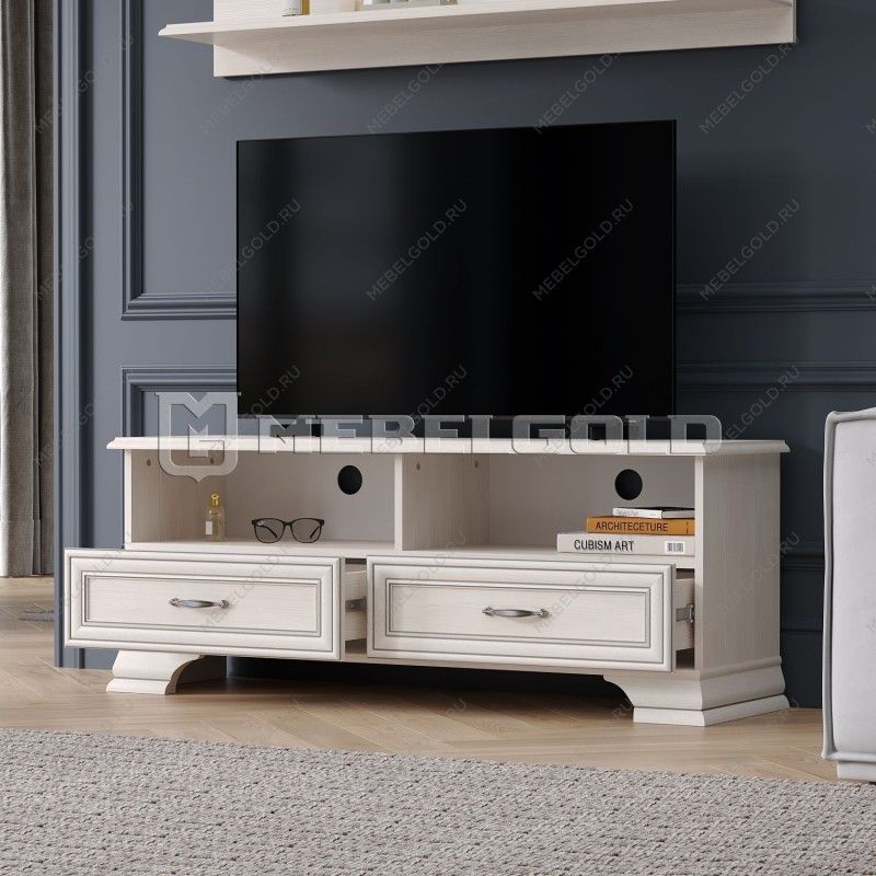 Тумба Тиффани RTV 2S2N вудлайн кремовый | изображение 3