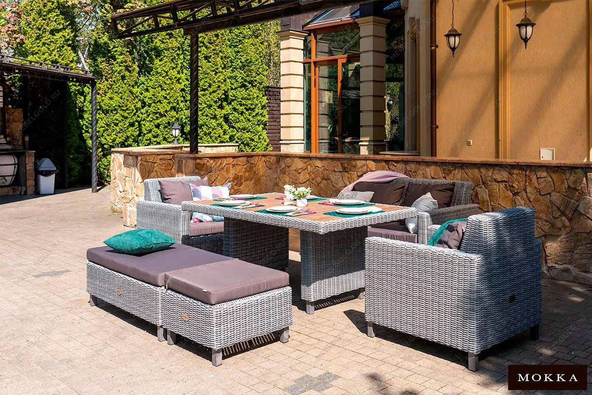 Комплект плетеной мебели MOKKA BELLA малый | изображение 23