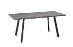 Стол раздвижной Бьерн-140 (Дымчатая керамика/Чёрный) 140(180)х85 | изображение 1
