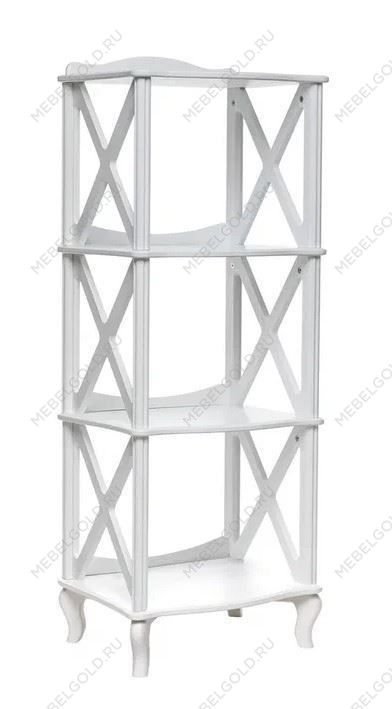 Этажерка-стеллаж Джульетта-3 (Молочный дуб)