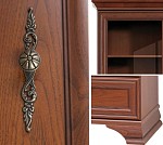 Шкаф с витриной Кентаки REG1W1S каштан - Выставка Балашиха | изображение 3