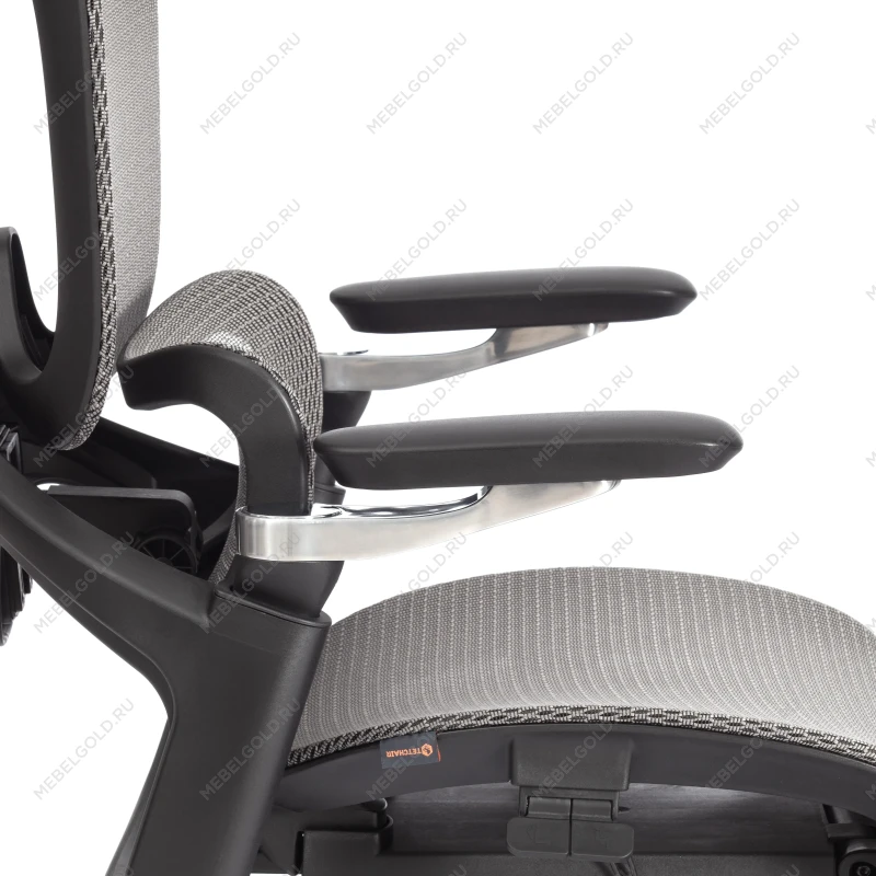 Компьютерное кресло Sakura, сетка, серый | изображение 9
