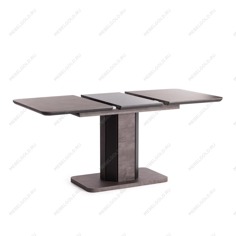 Стол обеденный SKAT, ЛДСП/МДФ, 120-160х80х75 см, Оникс/Графит | изображение 4