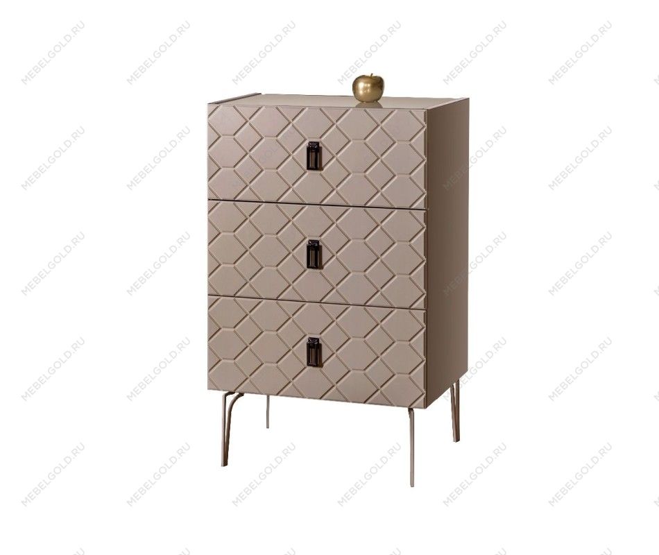 Комод Bogemia Farfalle (Мокка) (Lakobel/Черный) БМКМ-1(Fa)