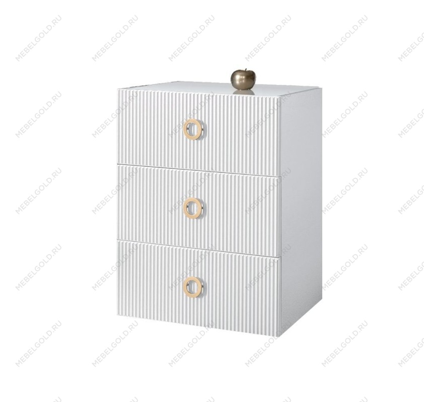 Комод Bogemia Fly Fillini (Белый) (Lakobel/Золото) БМКМ-1