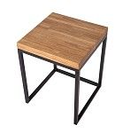 Стол кофейный Лайтборт Loft (Дуб/каркас чёрный) | изображение 2