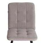 Стул обеденный Medeo, LT, флок, серый/черный, 29, 45х56х89 см | изображение 5