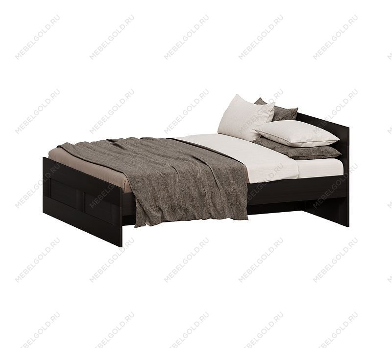 БРИМНЭС / СИРИУС кровать двойная ИКЕА / IKEA 160х200 Дуб Венге | изображение 1