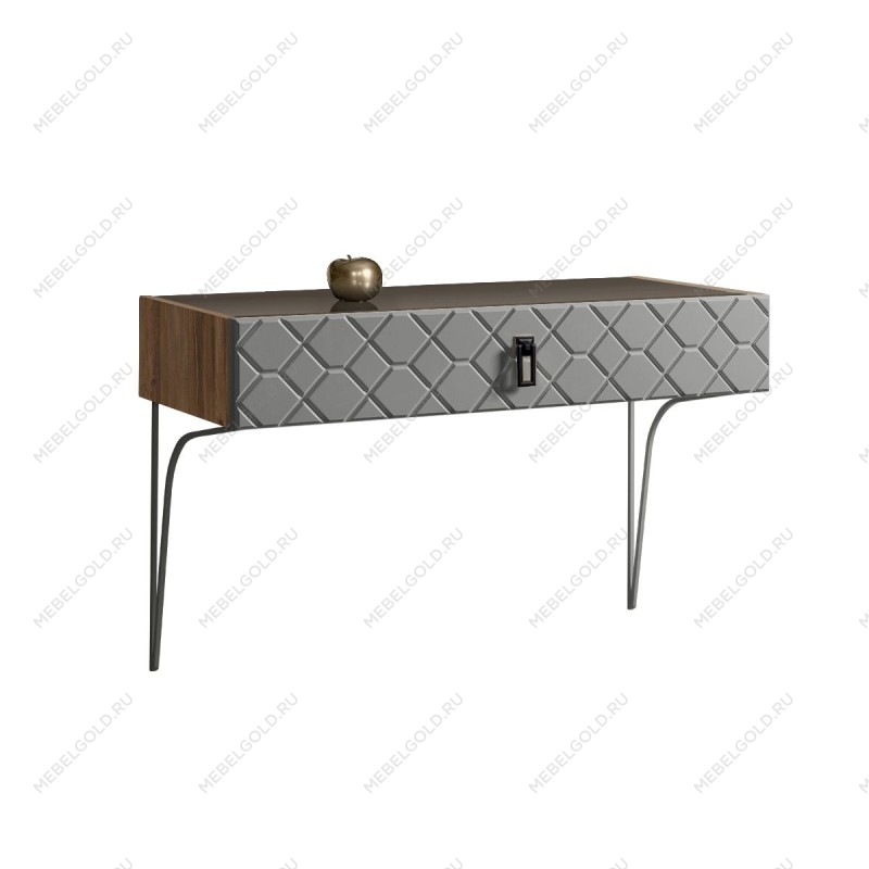 Стол туалетный Bogemia Woodline Fa (Серый) (Lakobel/Черный) БМСТ-1