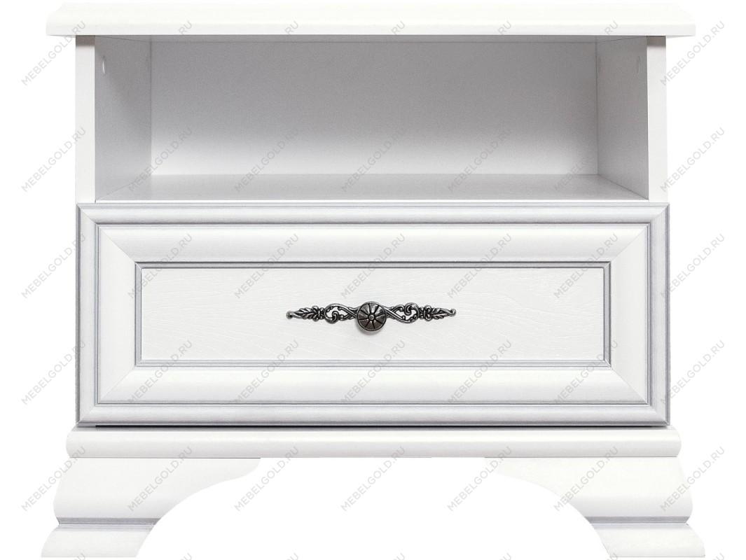 Тумба прикроватная Кентаки KOM1S белый