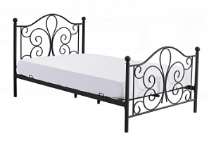 Кровать HALMAR PANAMA (черный) 120/200