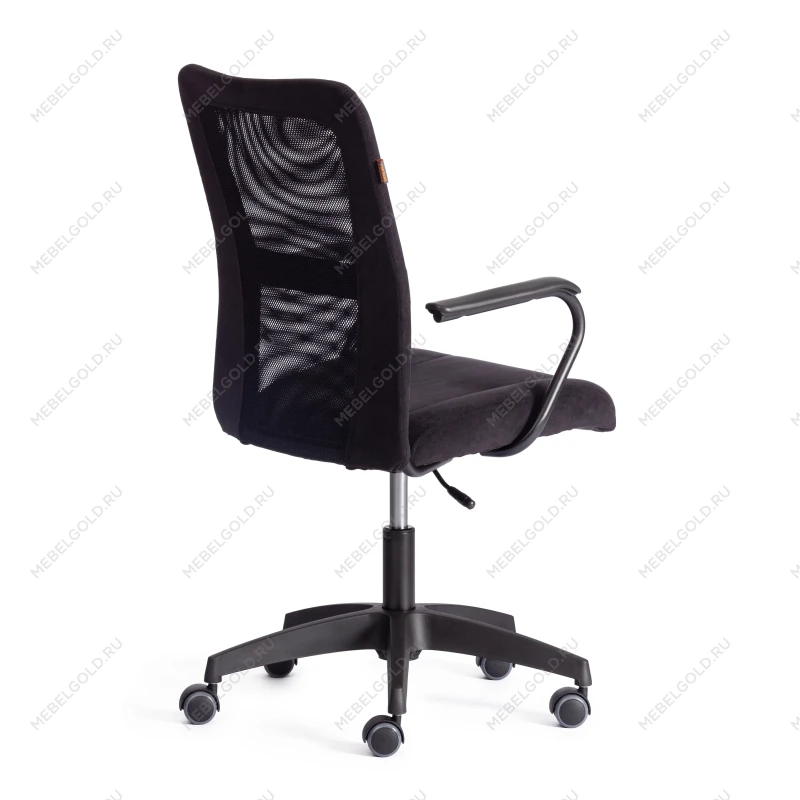 Кресло STAFF, флок/ткань, черный, 35/W-11 | изображение 2