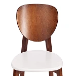 Стул DIAMANTE жесткое сидение, бук, 42 х 42 х 85 см, коричневый / белый | изображение 5