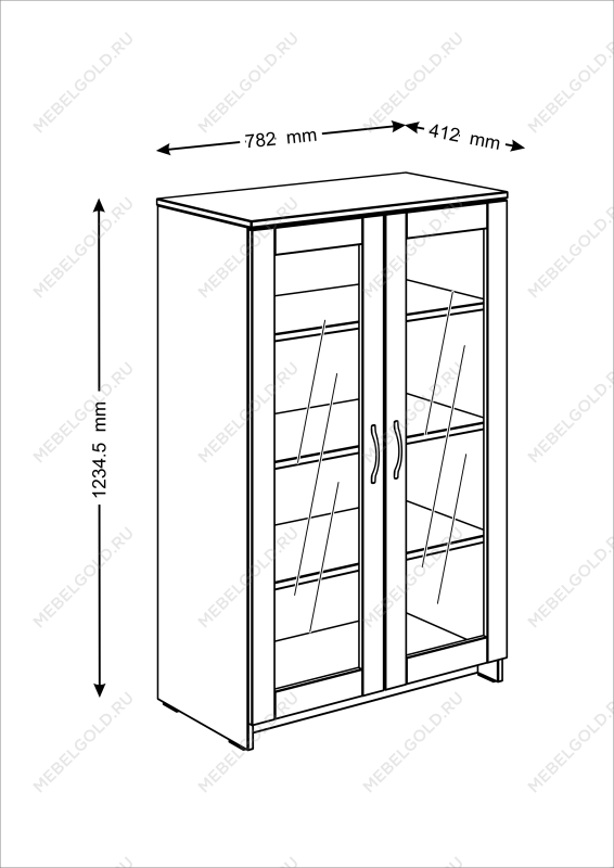 БРИМНЭС / СИРИУС тумба ИКЕА / IKEA 2 двери со стеклом 78х123 Дуб Венге | изображение 3