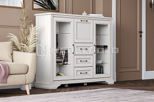 Тумба Стилиус KOM2W1B3S с подсветкой (Лиственница сибирская)