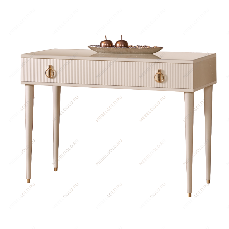 Стол туалетный Римини СОЛО (Бежевый/Золото) РМСТ-1(s)