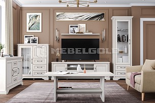 Тумба Стилиус KOM2W1B3S с подсветкой (Лиственница сибирская)