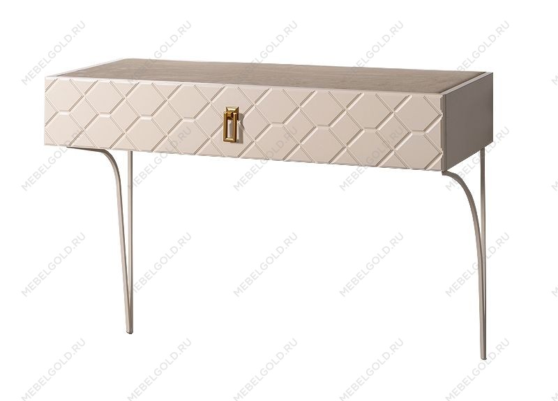 Стол туалетный (консоль) Bogemia Farfalle (Слоновая кость) (Novabuk/Золото) БМСТ-1(Fa)