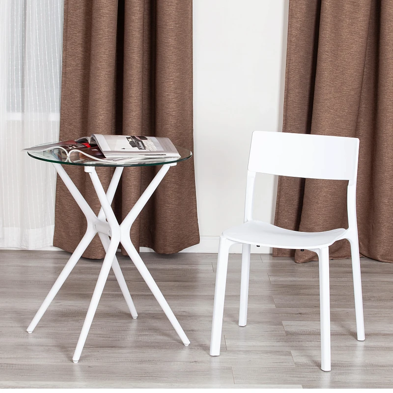 Стул LENTO (mod. 43), пластик, 43 х 49 х 77 см, White (Белый) 1 | изображение 8