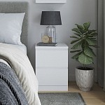 МАЛЬМ / VARMA Тумба прикроватная ИКЕА / IKEA 2, 40x54.8x40, пигмент, белый | изображение 1