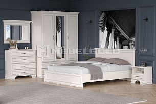 Кровать Тиффани 160 с подъемным механизмом вудлайн кремовый