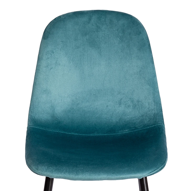 Стул BREEZE (mod. 4724), Велюр/металл, 44 х 53 х 87 см, Torquoise (бирюзовый ) HLR60 / черный | изображение 5