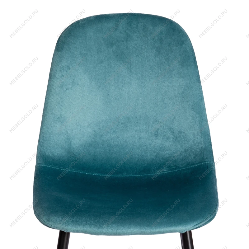 Стул BREEZE (mod. 4724), Велюр/металл, 44 х 53 х 87 см, Torquoise (бирюзовый ) HLR60 / черный | изображение 5