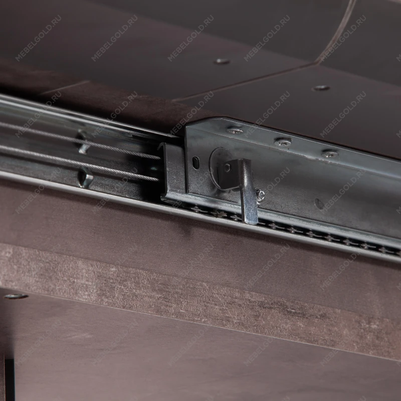 Стол обеденный SKAT, ЛДСП/МДФ, 120-160х80х75 см, Оникс/Графит | изображение 9