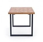 Стол обеденный Halmar HORUS раскладной (дуб светлый/черный) | изображение 1