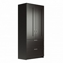 БРИМНЭС / СИРИУС Шкаф ИКЕА / IKEA комбинированный 2 двери и 2 ящика Дуб Венге