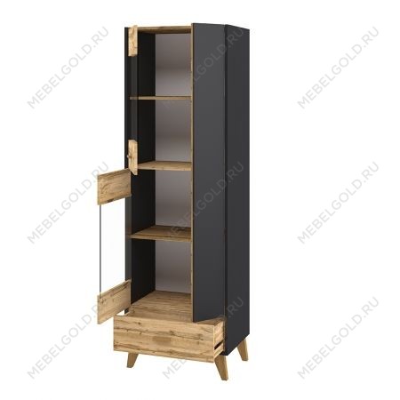 Шкаф комбинированный Сканди МН-036-10 Графит | изображение 1