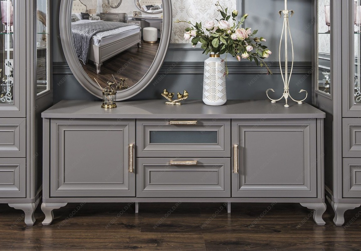 Гостиная Мокко 1+тв+1 серый камень | изображение 4