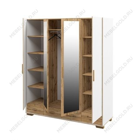 Шкаф для одежды Сканди МН-036-34 | изображение 1